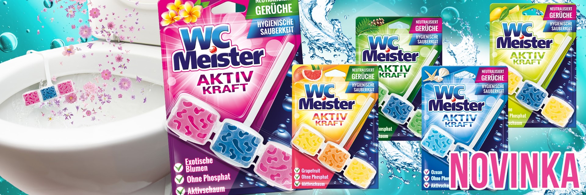 YRACOM s.r.o. - Velkoobchod drogerie, kosmetiky a potravin - WASCHKÖNIG, WÄSCHE MEISTER, HERR KLEE, GLANZ MEISTER, WC MEISTER